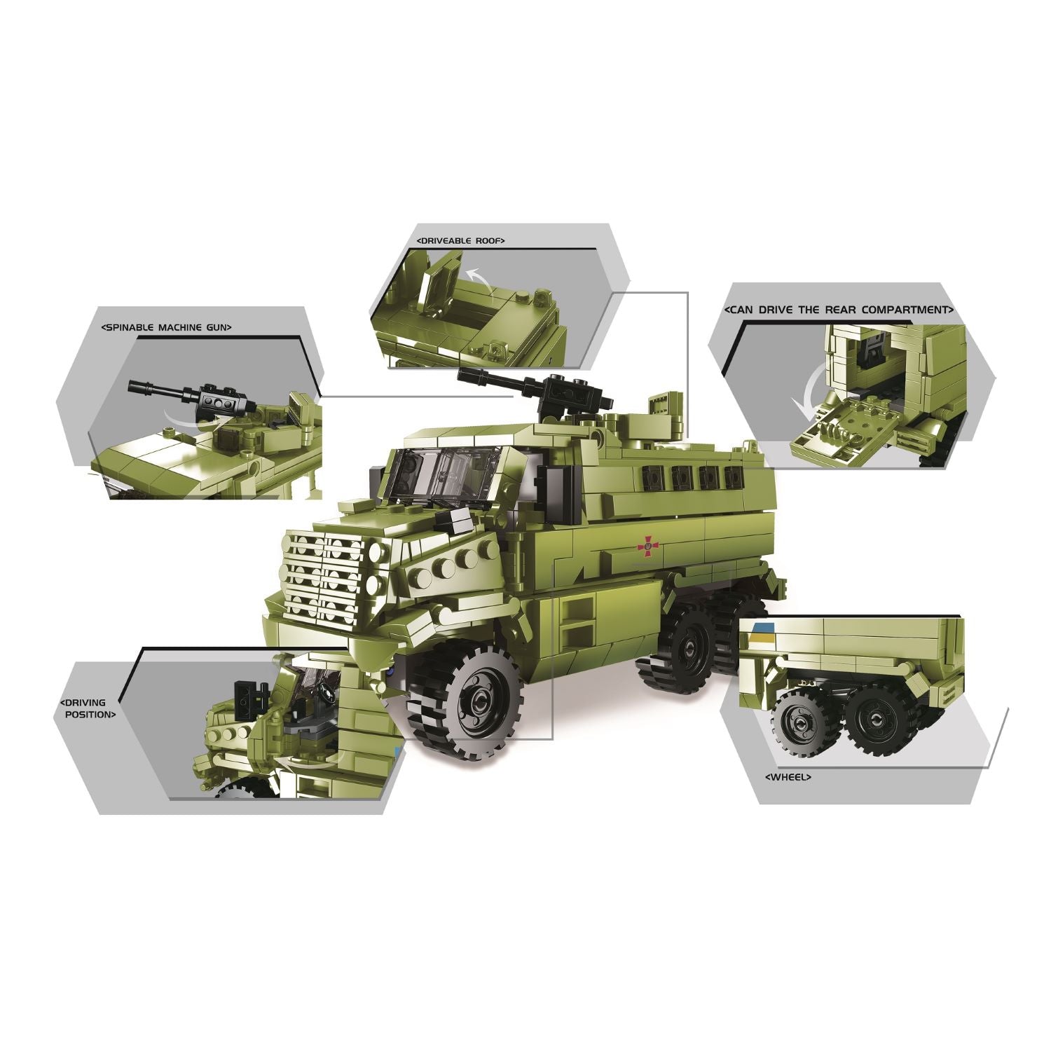 Playzu Building Blocks Across The Battlefield - XB - 06801