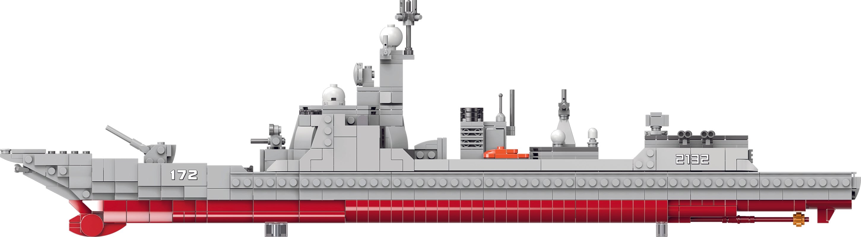 Playzu Building Blocks Battleship - XB - 06028