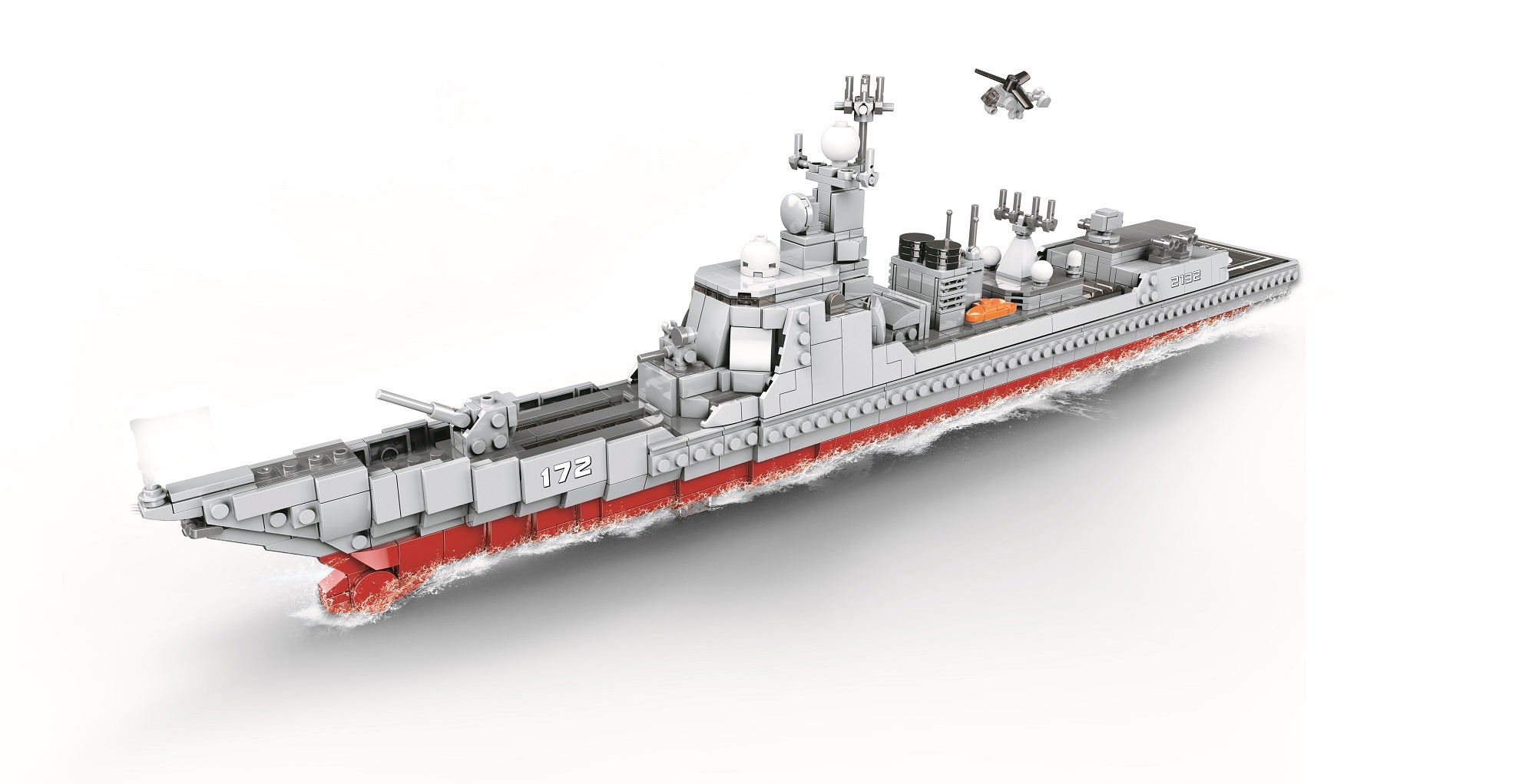 Playzu Building Blocks Battleship - XB - 06028