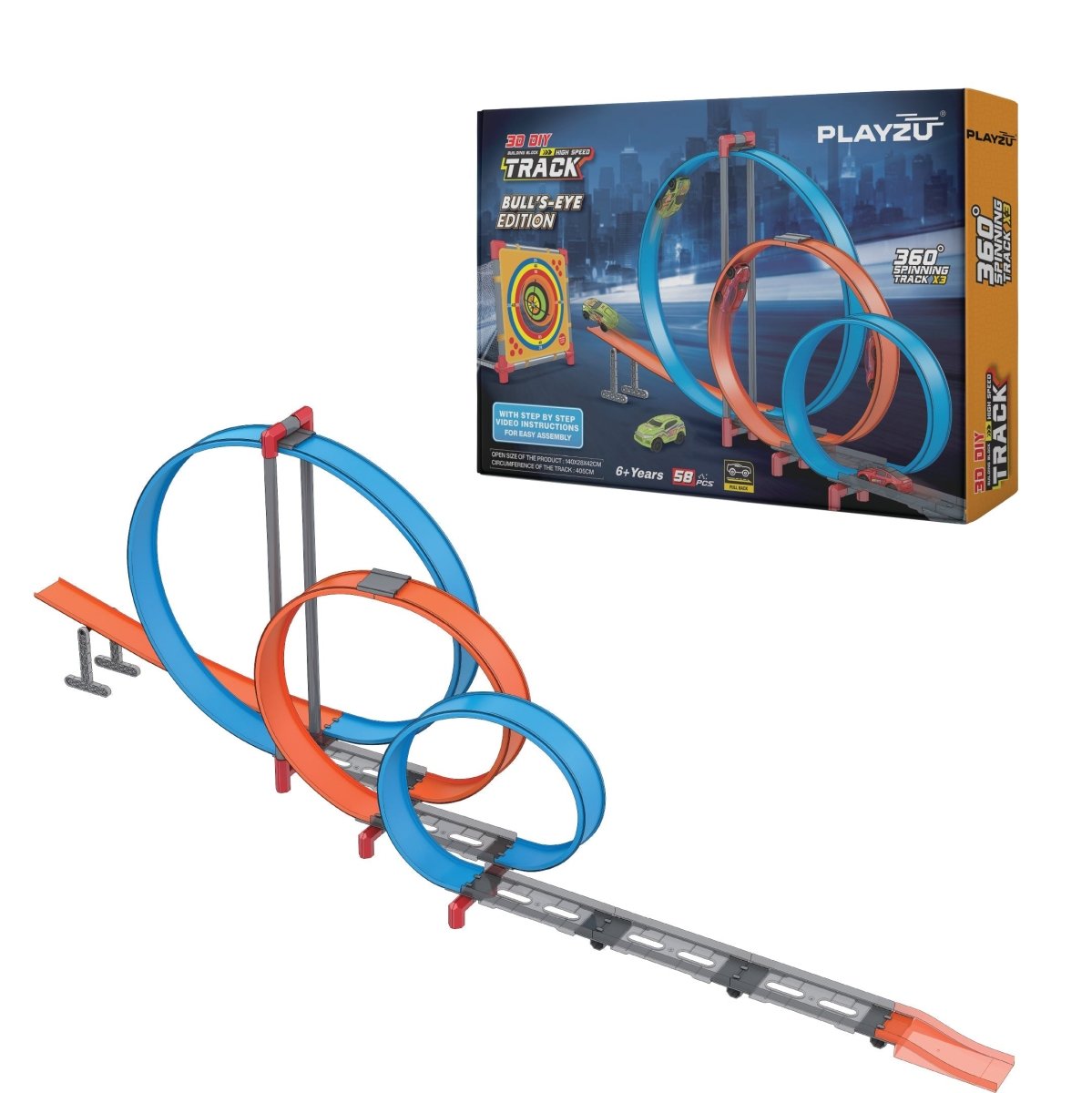 Playzu High Speed Pull Back-3A-Target - 679-114A