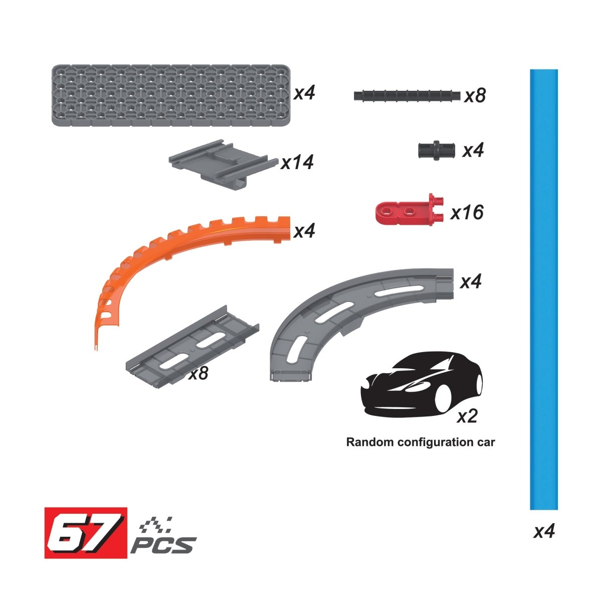 Playzu High Speed Pull Back- 4A - 679-113B