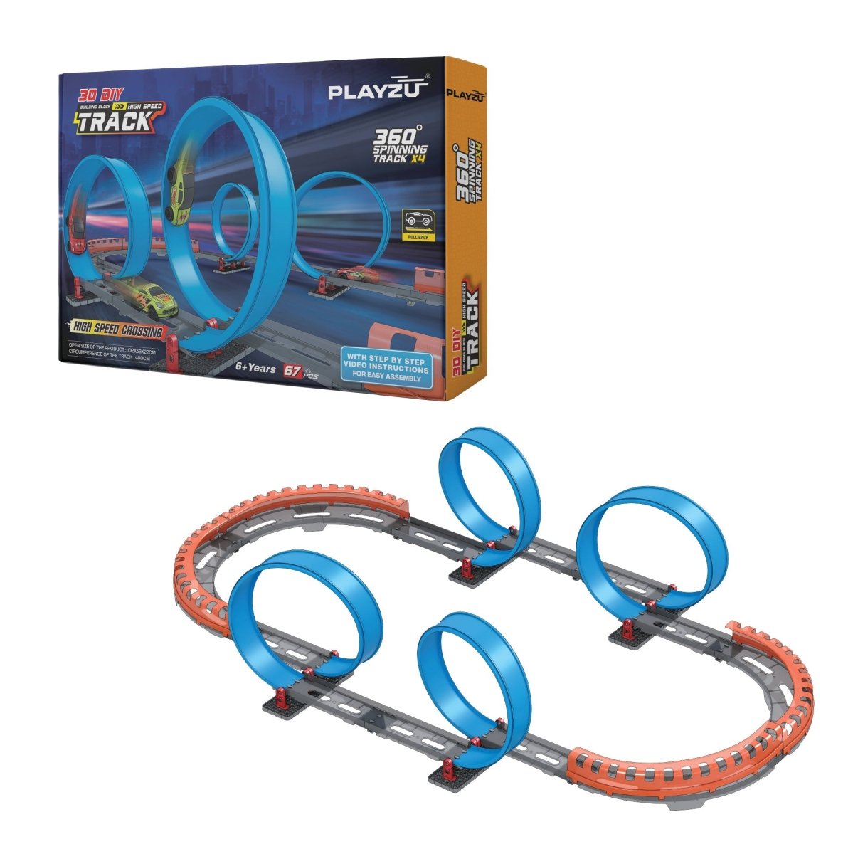 Playzu High Speed Pull Back- 4A - 679-113B