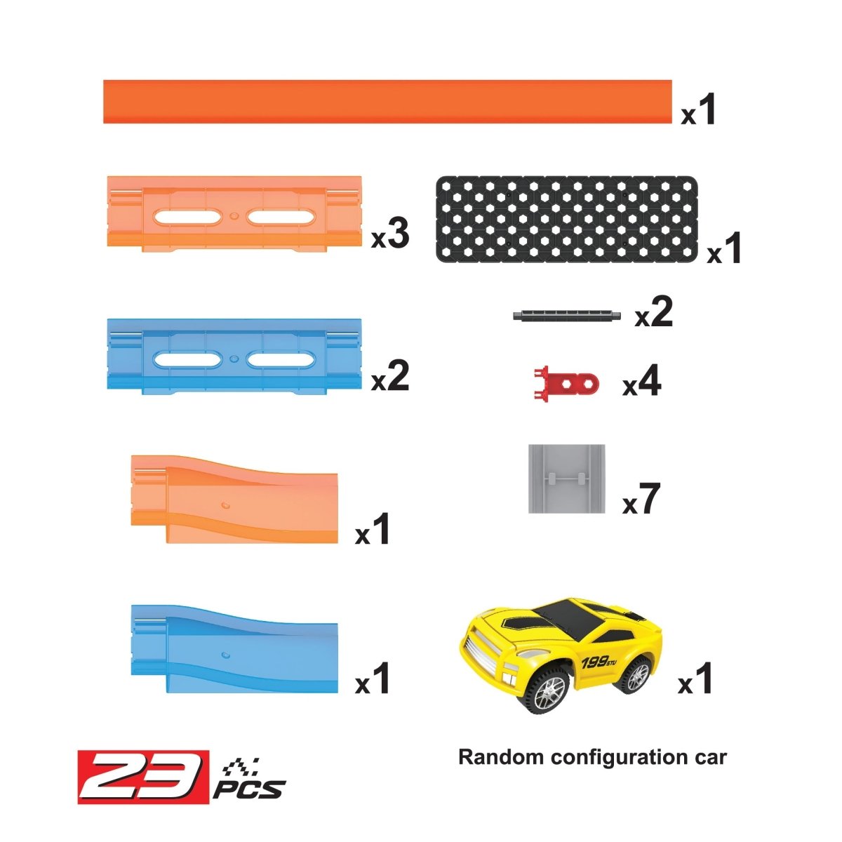 Playzu Pull Back Track Set-1A - 679-100