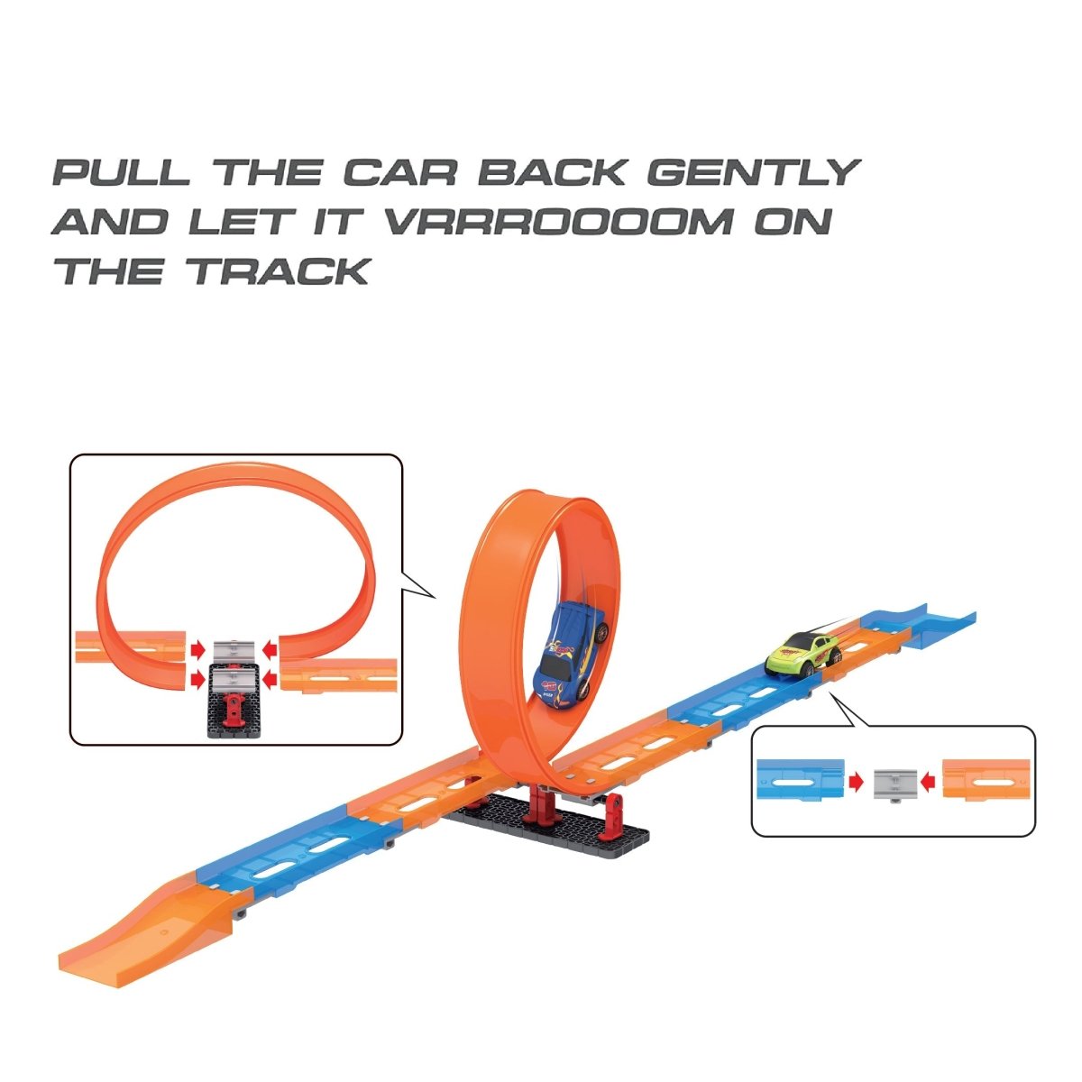 Playzu Pull Back Track Set-1A - 679-100