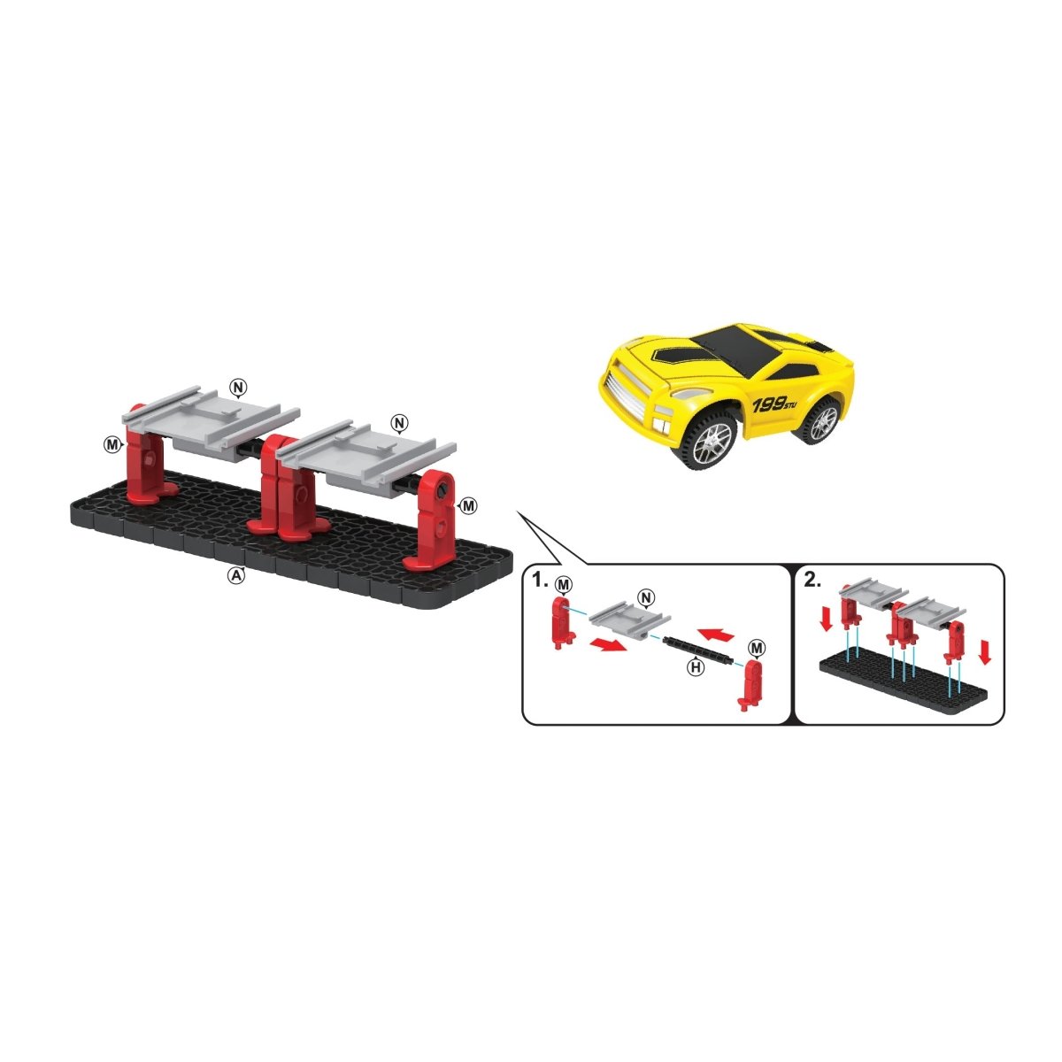 Playzu Pull Back Track Set-1A - 679-100
