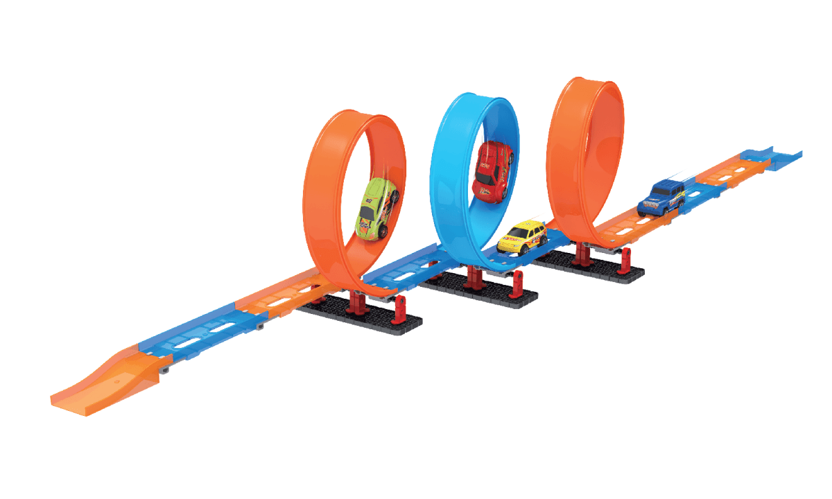 Playzu Pull Back Track Set- 3 - 679-102