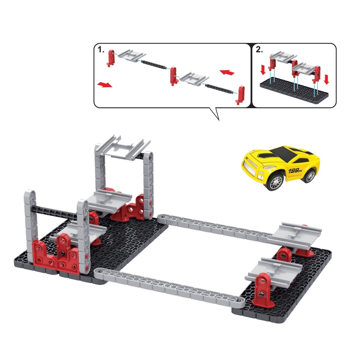 Playzu Pull Back Track Set 3B-Turn - 679-113
