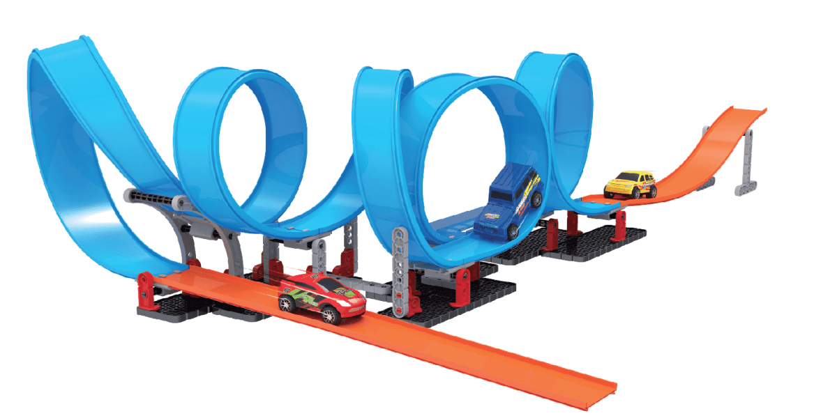 Playzu Pull Back Track Set- 5 - 679-108