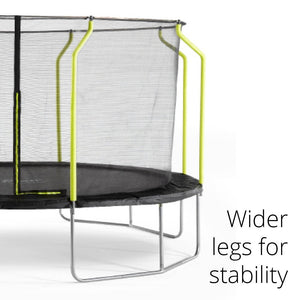 Plum 10ft Wave Springsafe Trampoline and Enclosure - Kids Activity & Play Equipment
