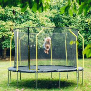Plum 12ft Wave Springsafe Trampoline and Enclosure - Kids Activity & Play Equipment