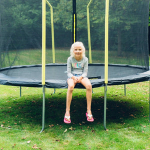 Plum 8ft Wave Springsafe Trampoline and Enclosure - Kids Activity & Play Equipment