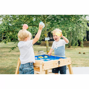 PLUM BUILD AND SPLASH WOODEN SAND AND WATER TABLE (NATURAL) - Kids Activity & Play Equipment