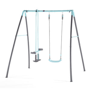 Plum Premium Metal Single Swing and Glider with Mist - Kids Activity & Play Equipment