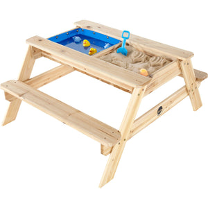 Plum Surfside Sand & Water Wooden Picnic Table - Kids Activity & Play Equipment