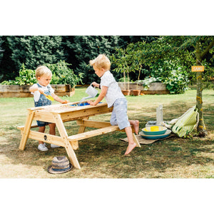 Plum Surfside Sand & Water Wooden Picnic Table - Kids Activity & Play Equipment