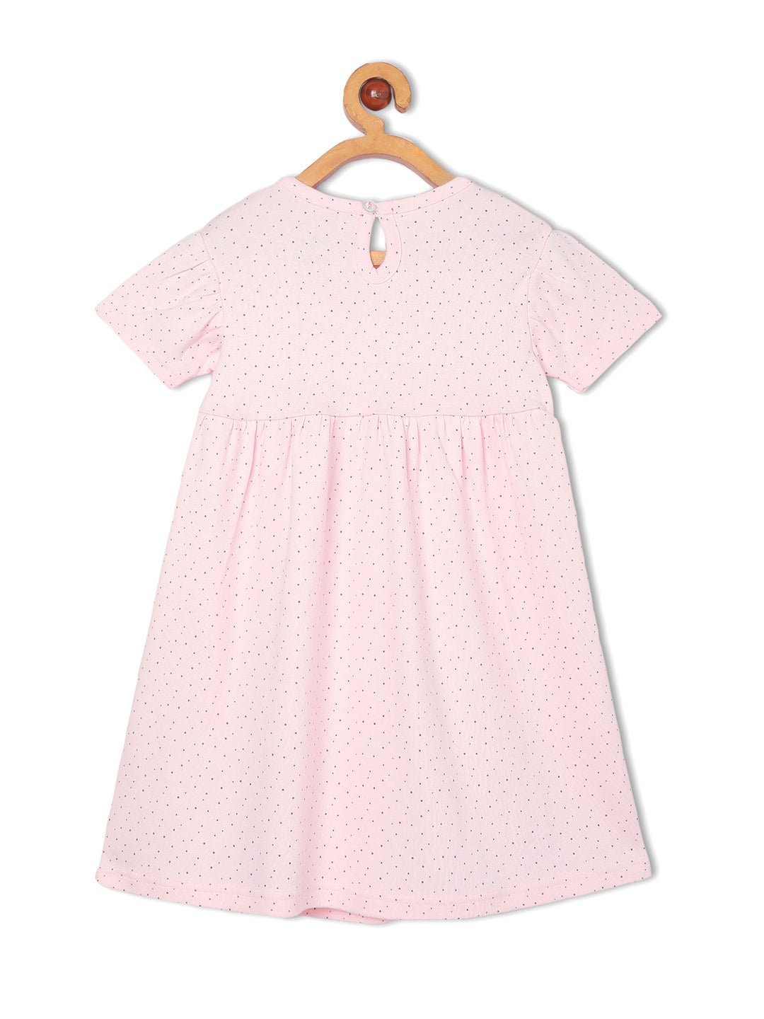 Polka Dotted Girls Casual Dress