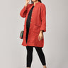 Pomegranate Punch Quilted Reversible Maternity Jacket - MAT-JB-RQJ-S