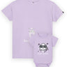 Pop Mumma and Baby Twinning - Combo of 1 T-shirt and 1 Onesie - TWN2 - POMTSOS