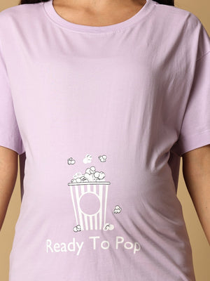 Pop Mumma and Baby Twinning- Set of 1 T-shirt and 1 Onesie - Twinning Combo