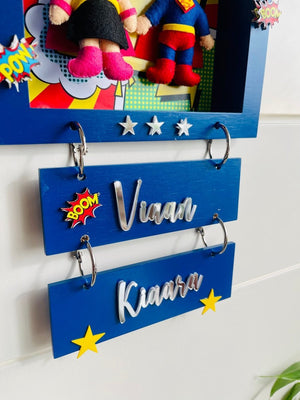 Power Brother & Sister Personalised Name Plaque - Little Surprise BoxPower Brother & Sister Personalised Name Plaque
