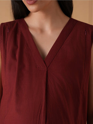 PowerLayer Maternity and Nursing Shacket Dress - Black Maternity Casual Dress