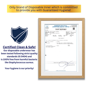 Pregawear Disposable Prepartum Pregnancy Panty for Minor Discharge (Pack of 5) - PF004A - 0XS