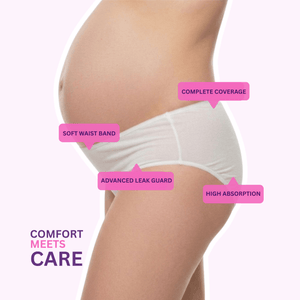 Pregawear Lochia Maternity Panties Disposable Pregnancy Postpartum Absorption Kit - XS Disposable Maternity Panty