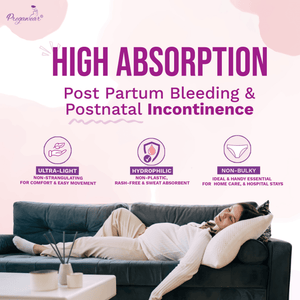 Pregawear Lochia Maternity Panties Disposable Pregnancy Postpartum Absorption Kit - XS Disposable Maternity Panty