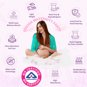 Pregawear Maternity Panty for C-Section & Heavy Flow Care - XS Disposable Maternity Panty