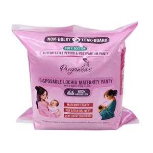 Pregawear Maternity Panty for C-Section & Heavy Flow Care - XS Disposable Maternity Panty