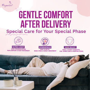 Pregawear Maternity Panty for C-Section & Heavy Flow Care - XS Disposable Maternity Panty