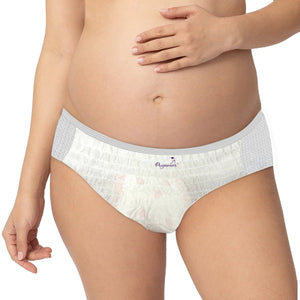 Pregawear Post Partum Period Panty | Heavy Flow | 360 Degree Coverage | Overnight Protection | Rash Free| Leak Proof Period Panties| Post Delivery Disposable Underwear | Ultra Absorbent Core| Maternity Pad - PF015P5A - XS/S