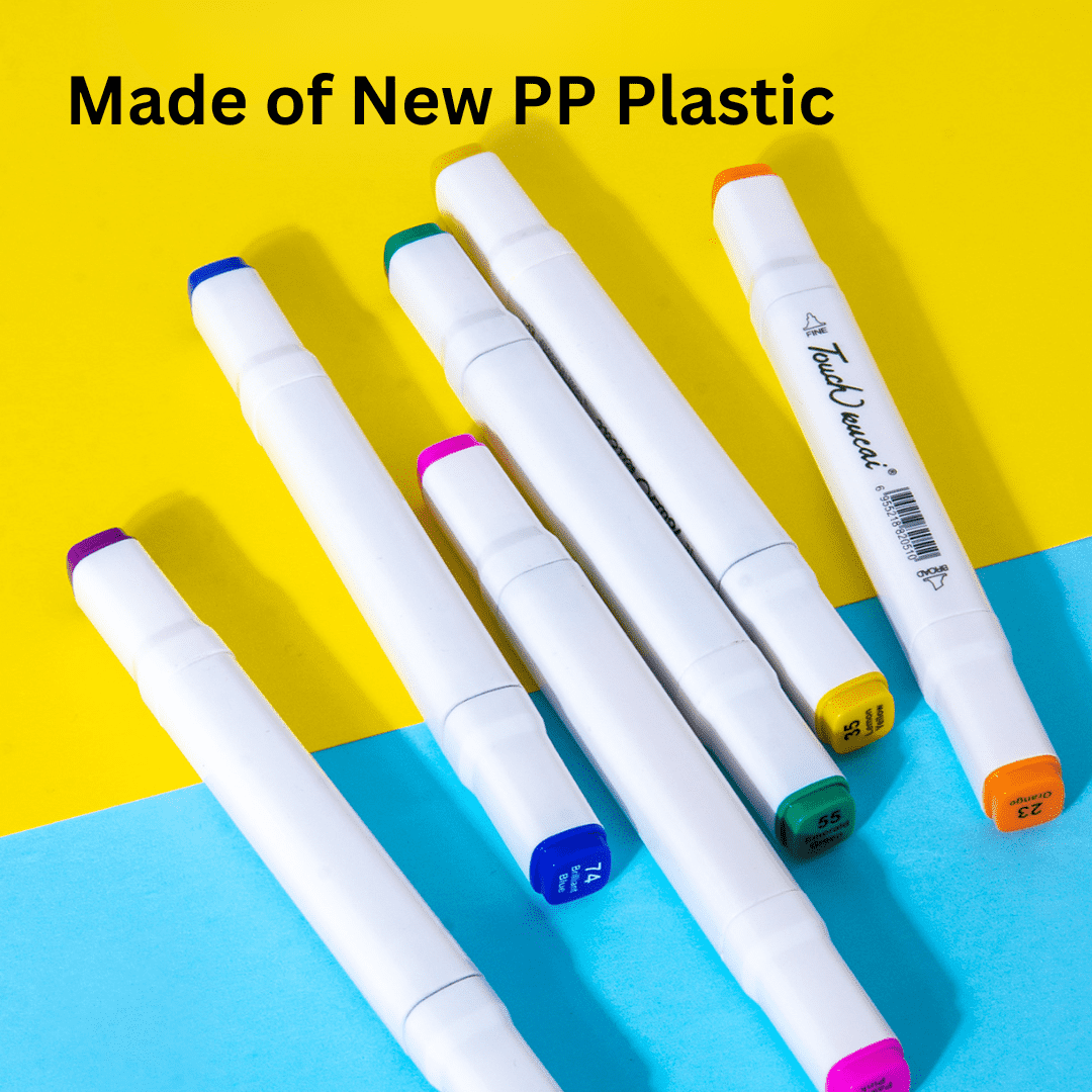 Premium Color Set 24 PC | Dual Tip Art Maker | Broad and Point | Premium quality for Kids - Color_TouchParker_Pen_24Pc_16*10*7