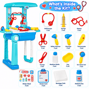 Premium Doctor set for kids with Pull & Push Trolley (BIS Approved) - Kids Toys