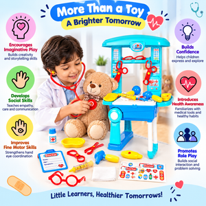 Premium Doctor set for kids with Pull & Push Trolley (BIS Approved) - Kids Toys
