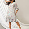 Pretty In Blooms Women's A - Line Dress - WDRS - PTYBL - S
