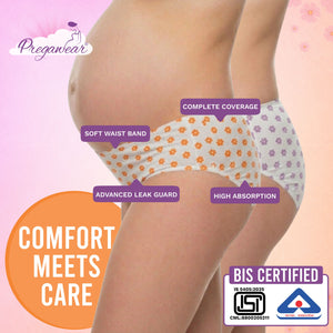 Print Pop Disposable Lochia Maternity Panty - M Disposable Maternity Panty