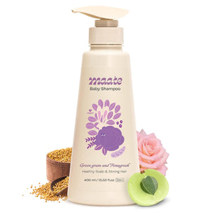Product image Maate Baby Shampoo (400 ml) | Deep Cleanses, Nourishes Scalp & Hair | With Ayurvedic Herbs like Shikakai & Amla | Baby Shampoo For Kids 0-12 Years | Baby Hair Shampoo | Tear Free & Chemical Free - Baby Shampoo