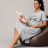 Promoted To Mummy Oversized Maternity T shirt Dress - NW-SC-PRMTM-S