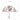 Puppy Family theme Dome style Transparent Umbrella for Kids, 1 - 5years - Monsoon Wear