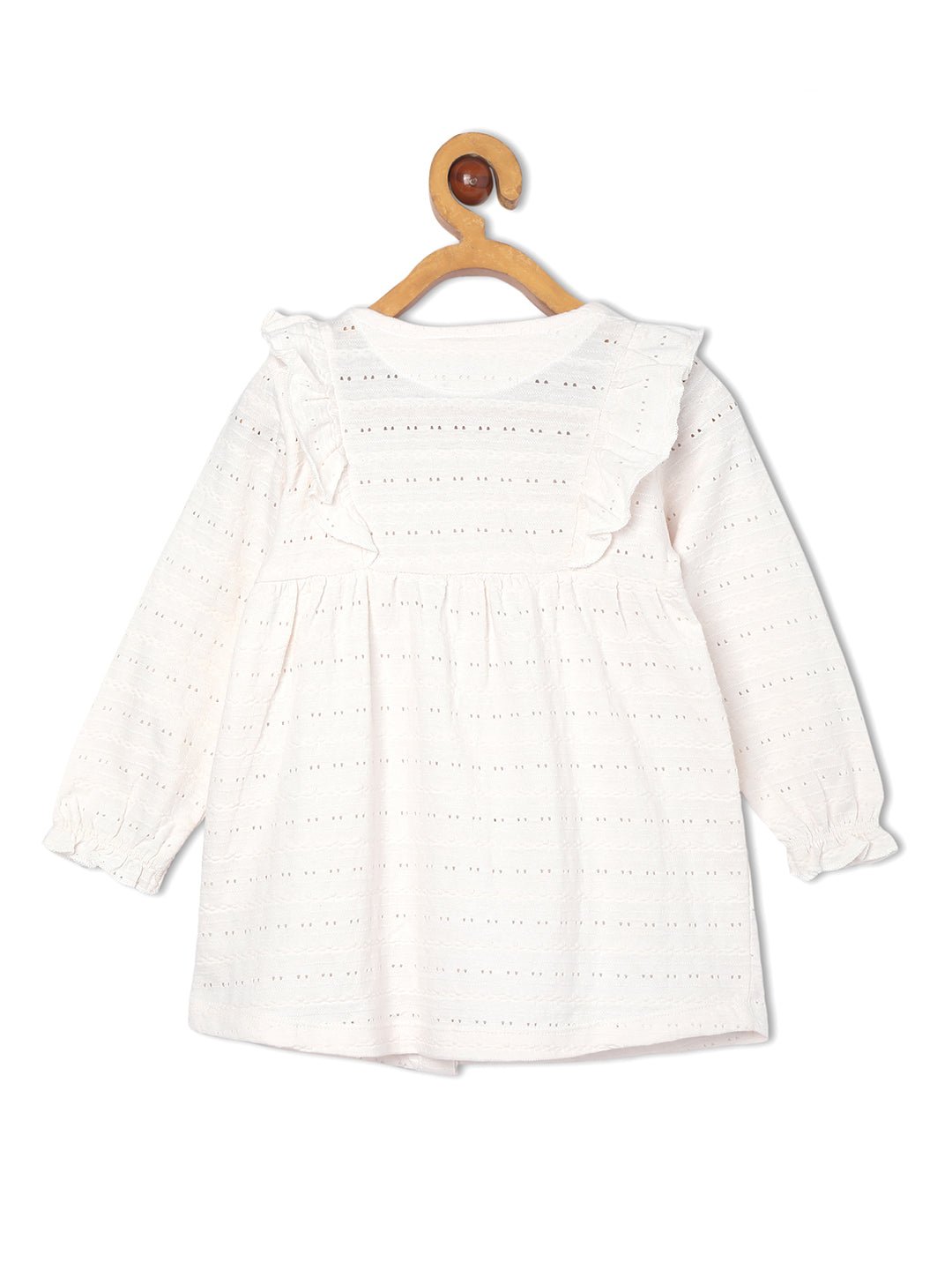 Pure Bliss Off White Girls Casual Dress