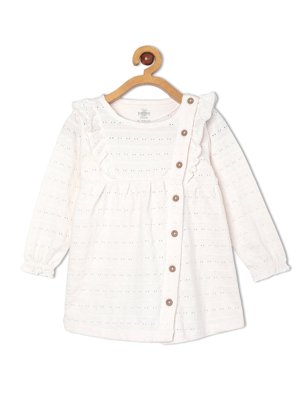 Pure Bliss Off White Girls Casual Dress