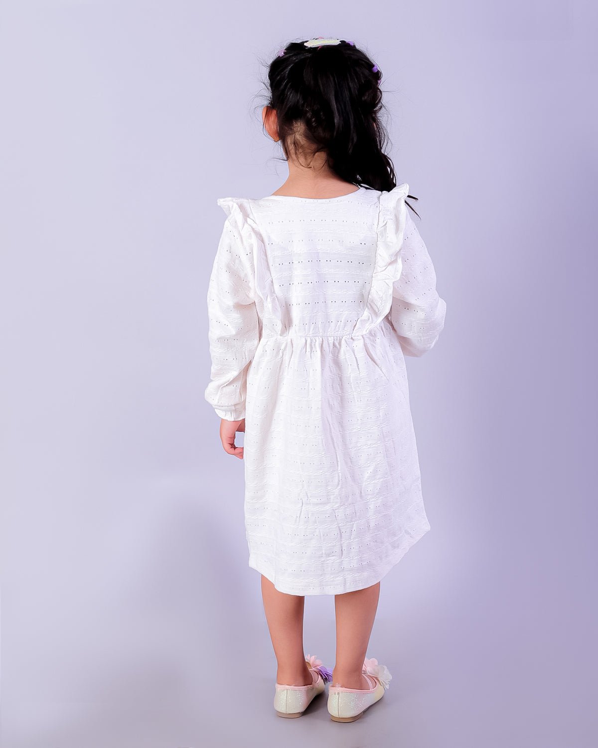 PURE BLISS OFF WHITE GIRLS CASUAL DRESS