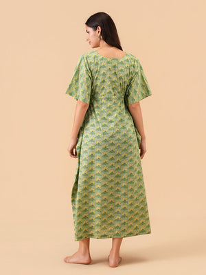 Pure Comfort Maternity and Nursing Kaftan Nighty - S Maternity Nightwear