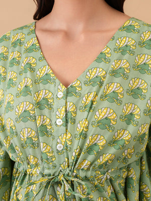 Pure Comfort Maternity and Nursing Kaftan Nighty - S Maternity Nightwear