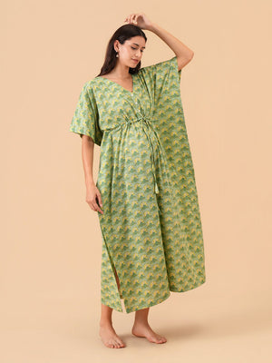 Pure Comfort Maternity and Nursing Kaftan Nighty - S Maternity Nightwear