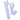 Purple 3D Party Hat Teddy Socks for Kids . - 