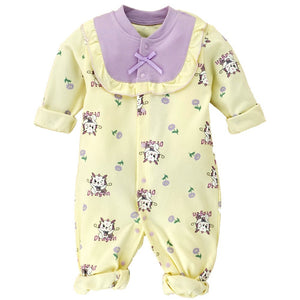 Purple Baby Dragon full sleeves jumpsuit style Romper for Tiny Toddlers - 3 - 6 Months Kids Clothing