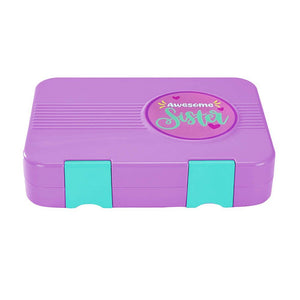 Purple Bento Box & Water Bottle Combo Rakhi Gift for Sister - Little Surprise BoxPurple Bento Box & Water Bottle Combo Rakhi Gift for Sister