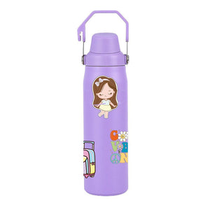 Purple Bento Box & Water Bottle Combo Rakhi Gift for Sister - Little Surprise BoxPurple Bento Box & Water Bottle Combo Rakhi Gift for Sister